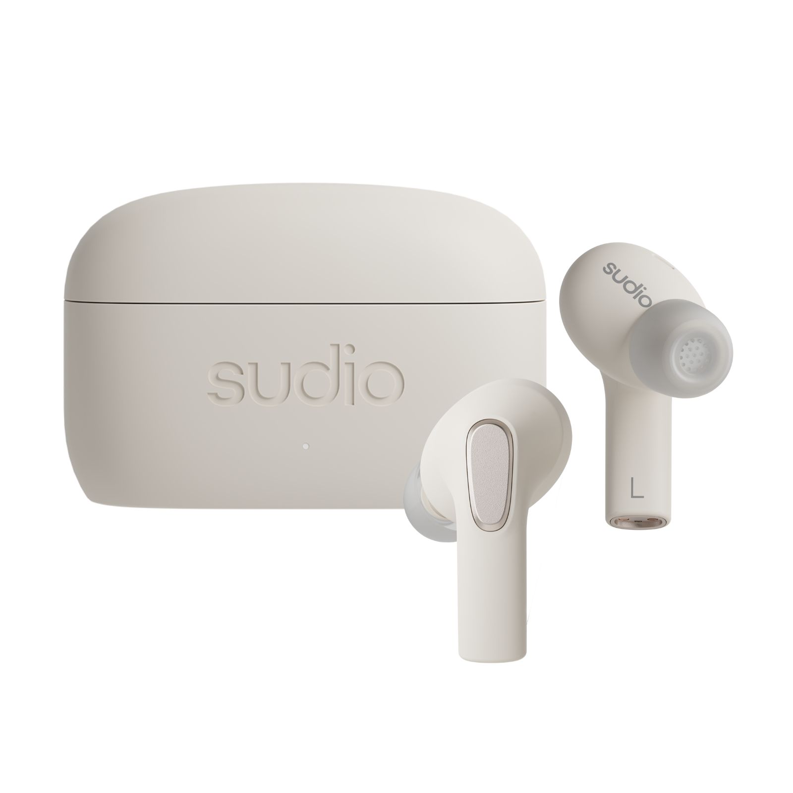イヤホン SUDIO E3 white Sudio E3 - True Wireless Earbuds, Hybrid Noise ANC, Vocal Clarity
