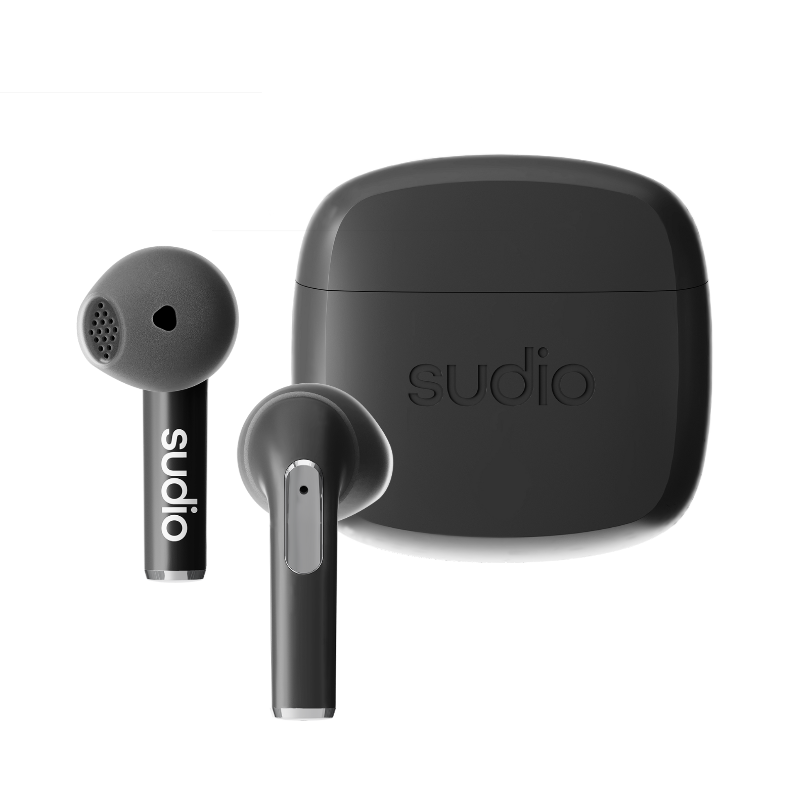 Sudio N2 ワイヤレスイヤホン ブラック Sudio N2 True Wireless Earbuds - Sweat-Resistant & Vocal Clarity
